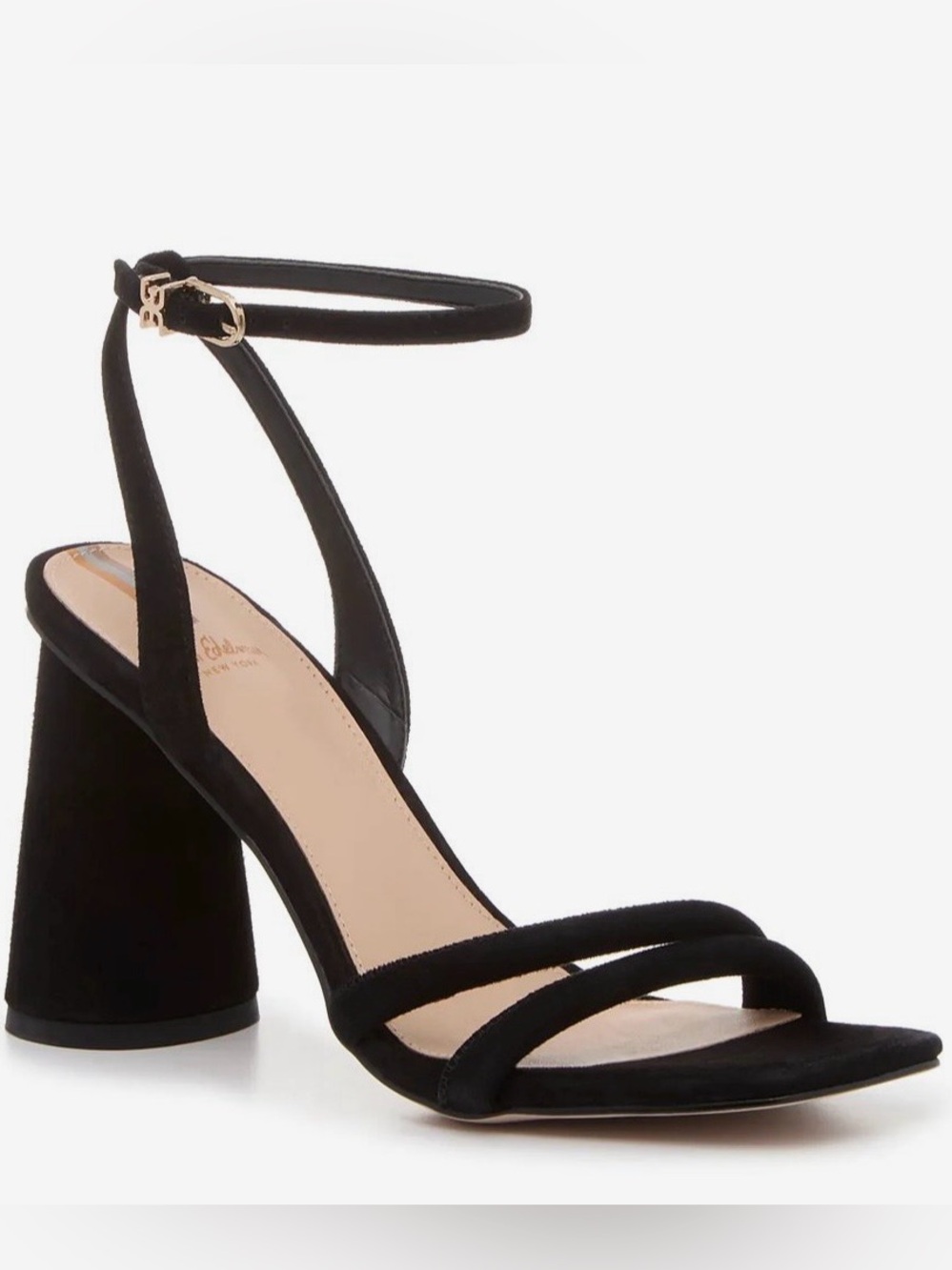 SAM EDELMAN black sandals heels